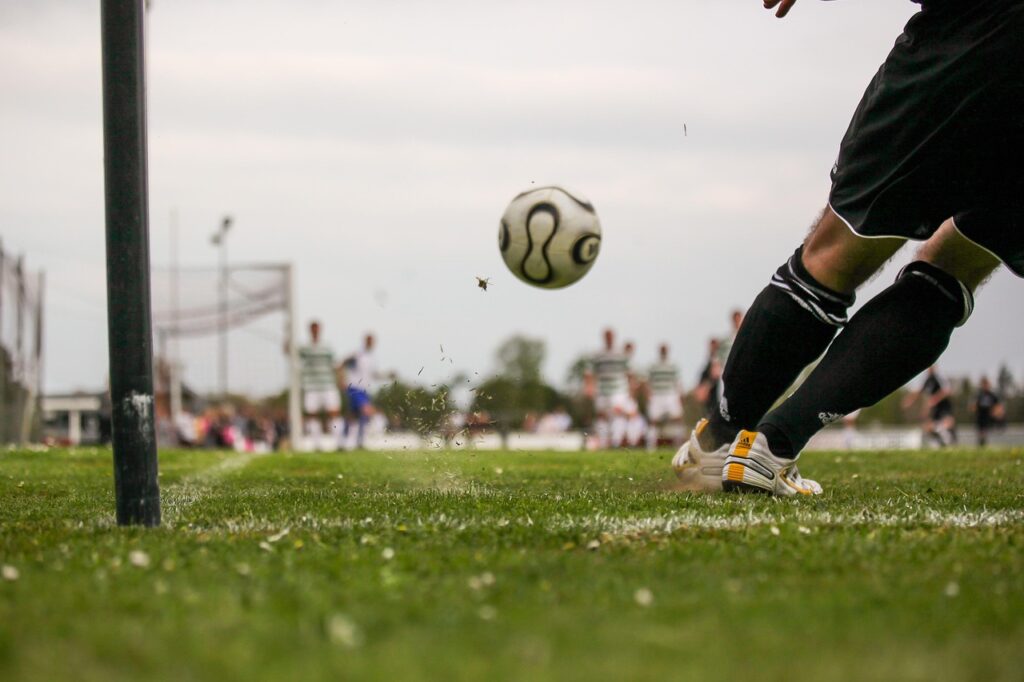 soccer, ball, sports, goal kick, corner, outdoor, black, green, kicker, to play, victory, football match, soccer, soccer, soccer, soccer, soccer